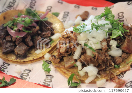 Cancun, Mexico's top resort, loved all over the world for its blue sea and pure white sand! World Heritage Sites, ruins, cenotes, tacos 117690627