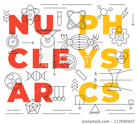 Nuclear Physics Line Concept 117690887