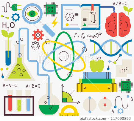 Physics Chemistry Flat Line 117690893