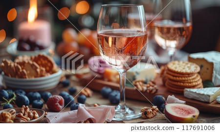 Autumn or fall wine season concept 117691006