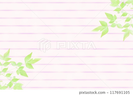 綠色自然新鮮綠色背景的紫色信紙 綠色自然新鮮綠色背景的紫色信紙 117691105