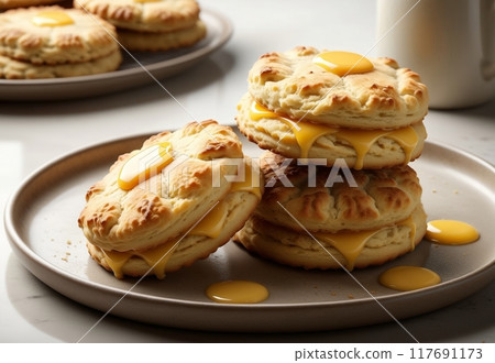 homemade baked goods. sweet cookies with cream homemade baked goods. sweet cookies with cream 117691173