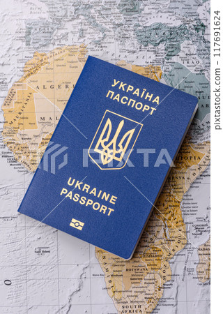 Conceptual background for travel with passport, magnifying glass, world map and money Conceptual background for travel with passport, magnifying glass, world map and money 117691624