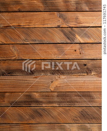 Brown wooden board 117691745