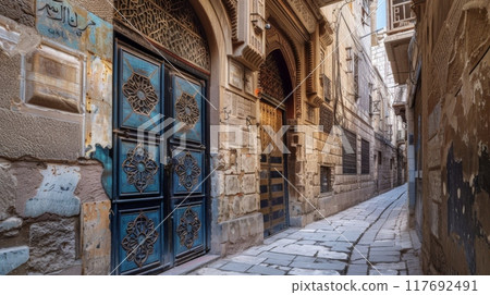 beautiful Arabic streets 117692491
