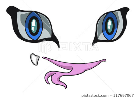 蛇臉部位 117697067