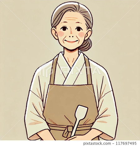 Grandma's illustration 117697495