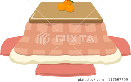 Pink kotatsu with cushion Pink kotatsu with cushion 117697709