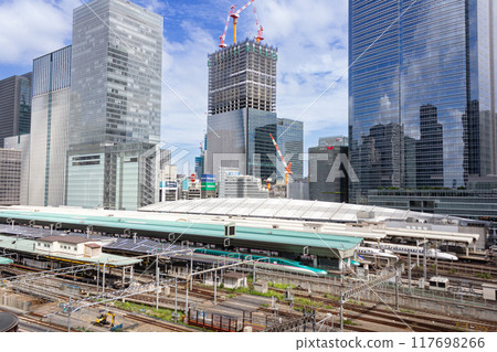 Tokyo Station cityscape image 117698266