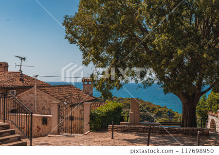 Beautiful of historic Vrsar on the Istrian peninsula. Vrsar Croatia 08.07.24 117698950