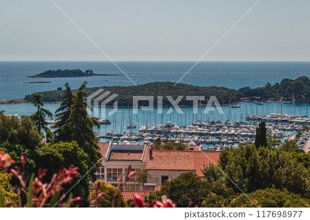 Beautiful of historic Vrsar on the Istrian peninsula. Vrsar Croatia 08.07.24 117698977
