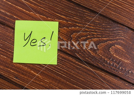 Concept for Saying yes Photo 117699058