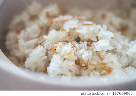 Earthenware pot rice ~Chirimen Sansho~ 117699063