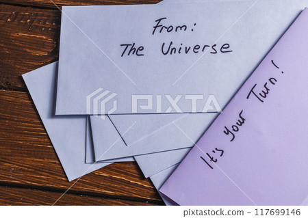Spiritual message in the mail Spiritual message in the mail 117699146