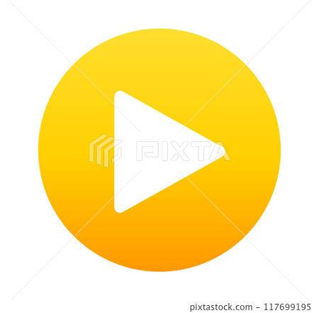 Yellow gradient | Play button Yellow gradient | Play button 117699195