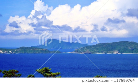 從慶良間群島渡嘉敷島照山展望台看到的風景 117699764