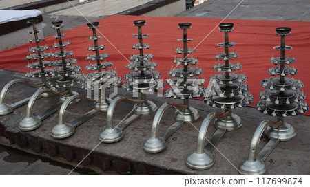 Candles used in Puja [Varanasi, India] 117699874