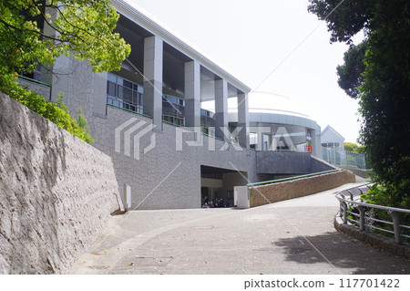 Hiroshima City Museum of Contemporary Art building view Hiroshima City Museum of Contemporary Art building view 117701422