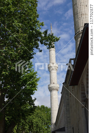 Türkiye, Istanbul, Blue Mosque minaret 117702877