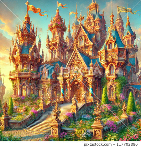 Luxurious castle 117702880
