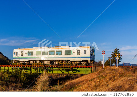 Hongo, Kakegawa City, Shizuoka Prefecture Tenryu Hamanako Railway and scenery along the line 117702980