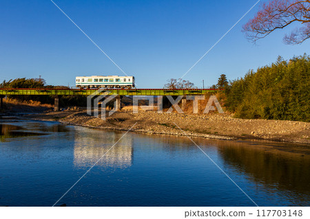 Hongo, Kakegawa City, Shizuoka Prefecture Tenryu Hamanako Railway and scenery along the line Hongo, Kakegawa City, Shizuoka Prefecture Tenryu Hamanako Railway and scenery along the line 117703148
