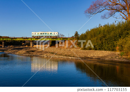Hongo, Kakegawa City, Shizuoka Prefecture Tenryu Hamanako Railway and scenery along the line 117703155