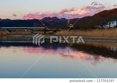 Hongo, Kakegawa City, Shizuoka Prefecture Tenryu Hamanako Railway and scenery along the line Hongo, Kakegawa City, Shizuoka Prefecture Tenryu Hamanako Railway and scenery along the line 117703297