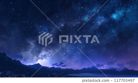 可以看到銀河的夜空 117703497