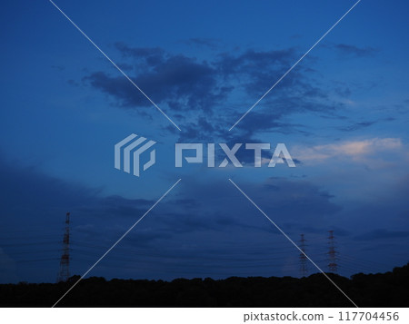 美妙的日落風景 美妙的日落風景 117704456