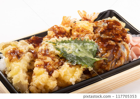 天壽便當(蝦、魷魚、南瓜、舞茸、茄子、紫蘇) 天壽便當(蝦、魷魚、南瓜、舞茸、茄子、紫蘇) 117705353