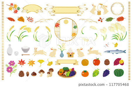 秋季日式材料套裝 117705468