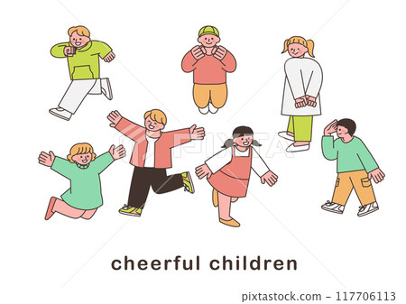 精力充沛的孩子的插圖集 精力充沛的孩子的插圖集 117706113
