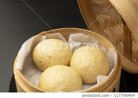 蒸饅頭、碳酸饅頭、蒸籠蒸饅頭 117706464