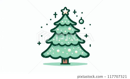 Christmas Tree Images 117707321