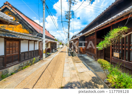 奈良縣高取町的街道景觀 奈良縣高取町的街道景觀 117709128