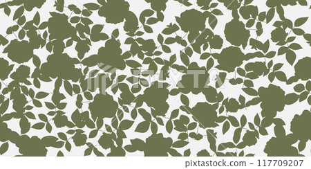 Oriental floral vintage ornament seamless pattern. Geometric all over print design. Ideal for interior, textile, wallpaper, fabric and fashion print.  117709207