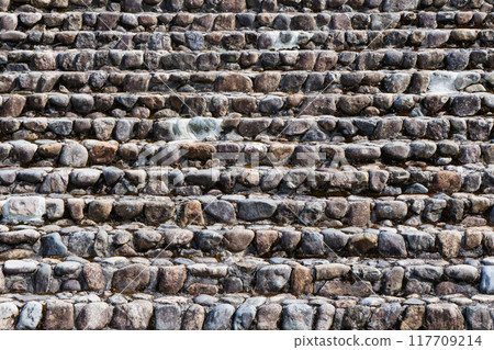 Background material: Stone stairs 117709214