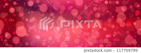 Festive raspberry gradient mesh seamless bg with effect bokeh 117709799