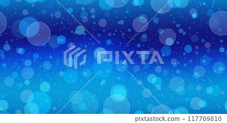 Tender royal blue gradient mesh bg with bokeh and sparkling sand pattern 117709810