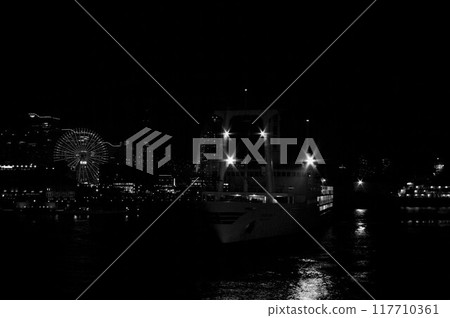 單色橫濱港未來MM21壯觀夜景景點9 單色橫濱港未來MM21壯觀夜景景點9 117710361