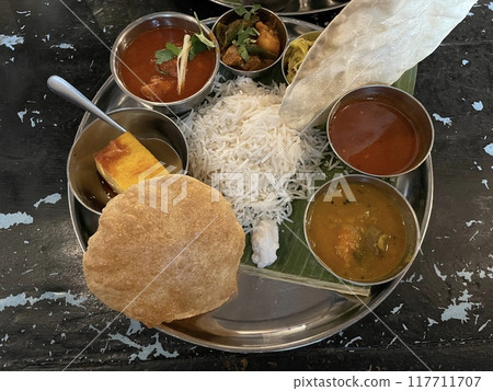 South Indian Meals Chicken Curry 117711707