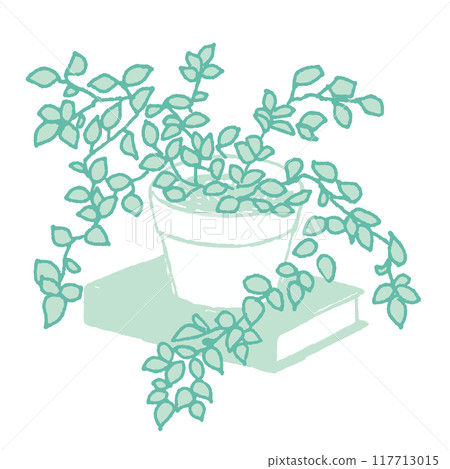 書上的室內植物 書上的室內植物 117713015