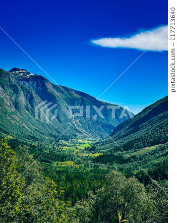 Green meadows surrounding the high peaks of the West Tatra mountains Green meadows surrounding the high peaks of the West Tatra mountains 117713640