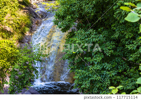 [Hokkaido_Shiretoko Peninsula] Unexplored area: Kamuiwakka Hot Spring Falls 117715114