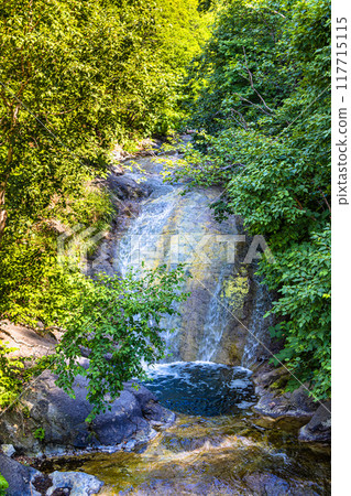 [Hokkaido_Shiretoko Peninsula] Unexplored area: Kamuiwakka Hot Spring Falls 117715115