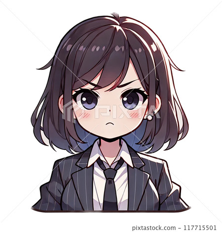 An angry lady An angry lady 117715501