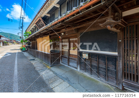 Shiga Prefecture, Maibara City, Nakasendo, Kashiwara-juku streetscape 117716354