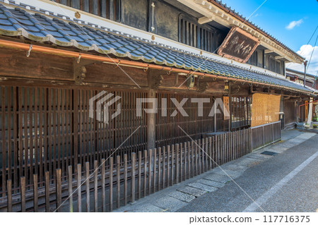 Shiga Prefecture, Maibara City, Nakasendo, Kashiwara-juku streetscape 117716375