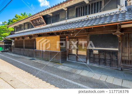 Shiga Prefecture, Maibara City, Nakasendo, Kashiwara-juku streetscape 117716376
